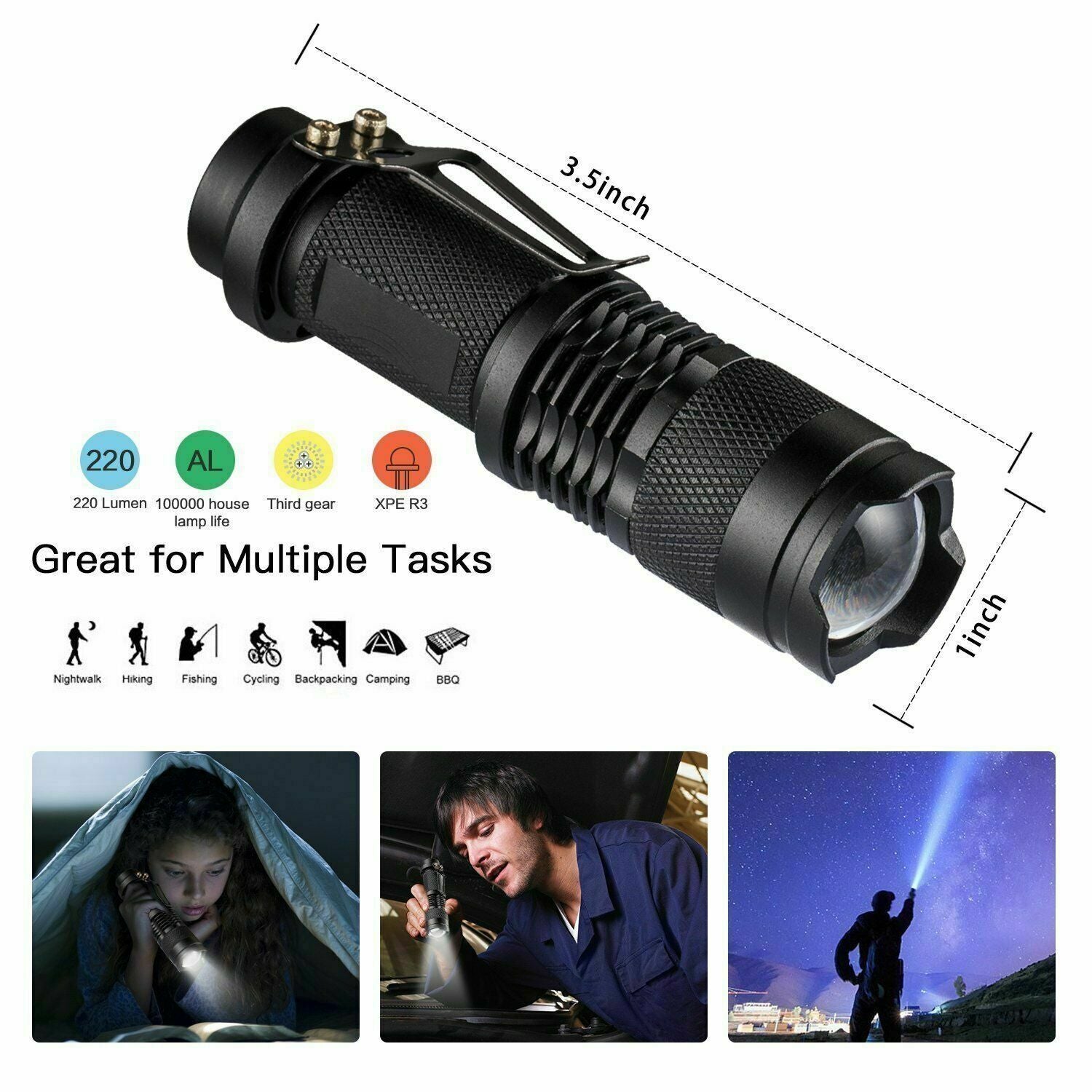 14 in 1 Outdoor Emergency Survival And Safety Gear Kit Camping - Image 8