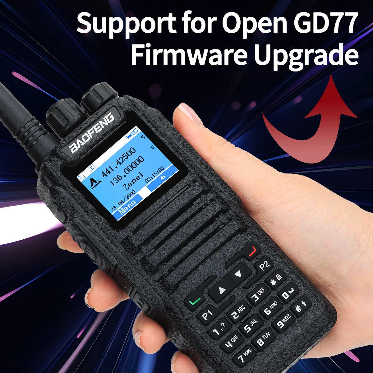 Baofeng DMR DM 1701 Digital Walkie Talkie Dual Mode Analog Two Way Radio Open GD77 Dual Time Slot Tier 1+2 Ham Radio DR 1801 - Image 5