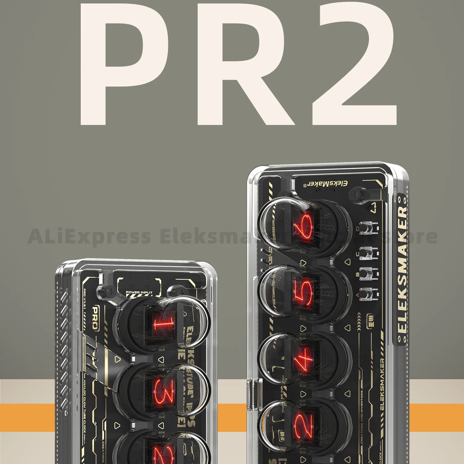 EleksMaker EleksTube IPS PR1 PR2 6-Bit IPS Retro Glows Analog Nixie Tube elekstube clock - Image 9