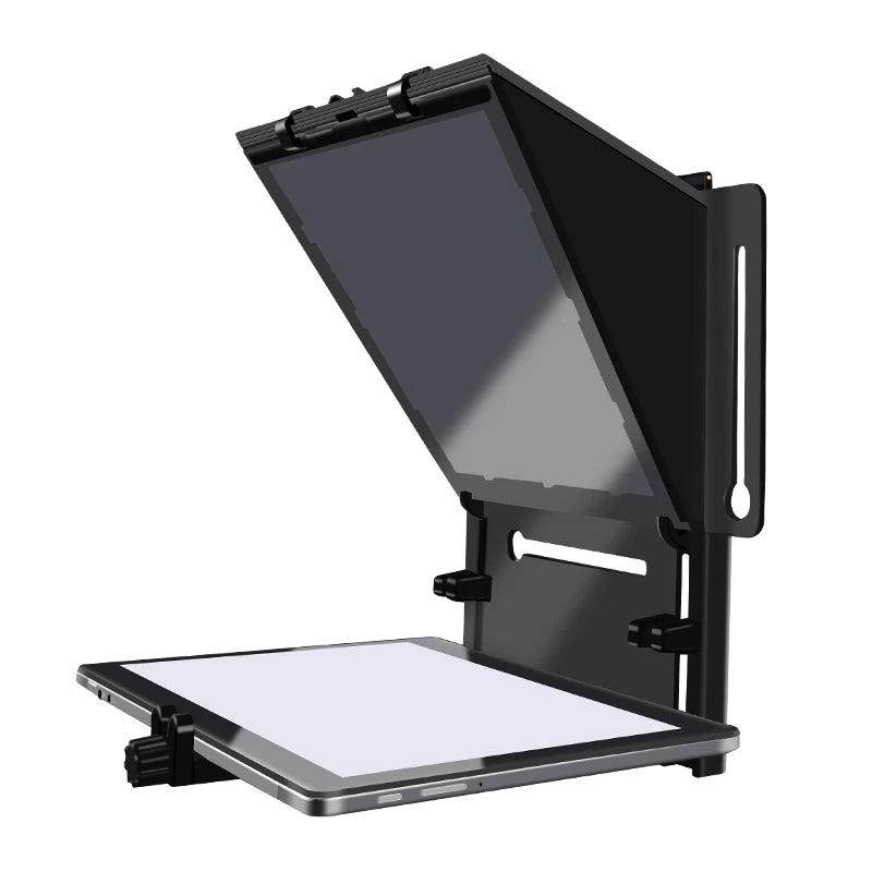 QIYE Q3 Foldable Teleprompter for 12 Tablet Phones iPad Prompting Phones Camera Shooting Tablet Prompter - Image 4