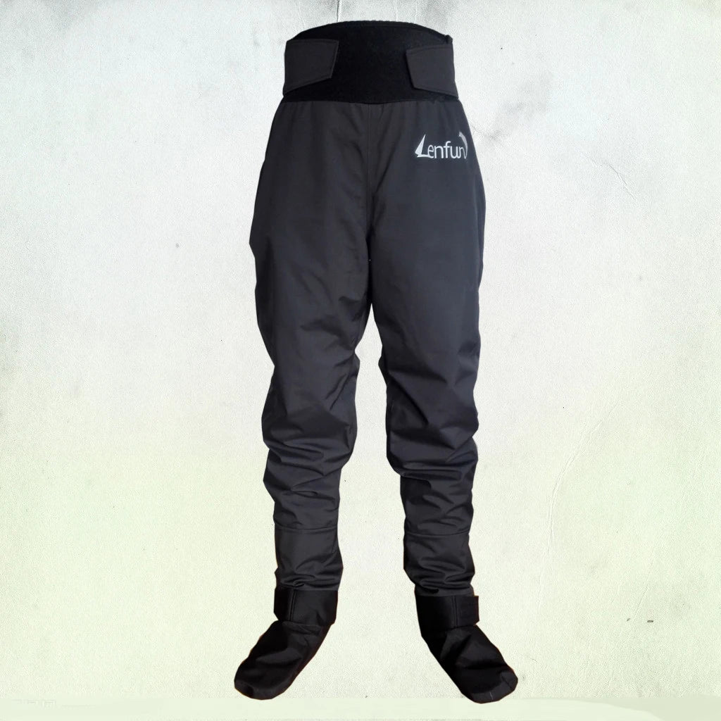 Unisex pants with integrated socks waterproof fishing canoeing paddle sailing Kayaking Sea Kayak Flatwater Rafting - Image 7