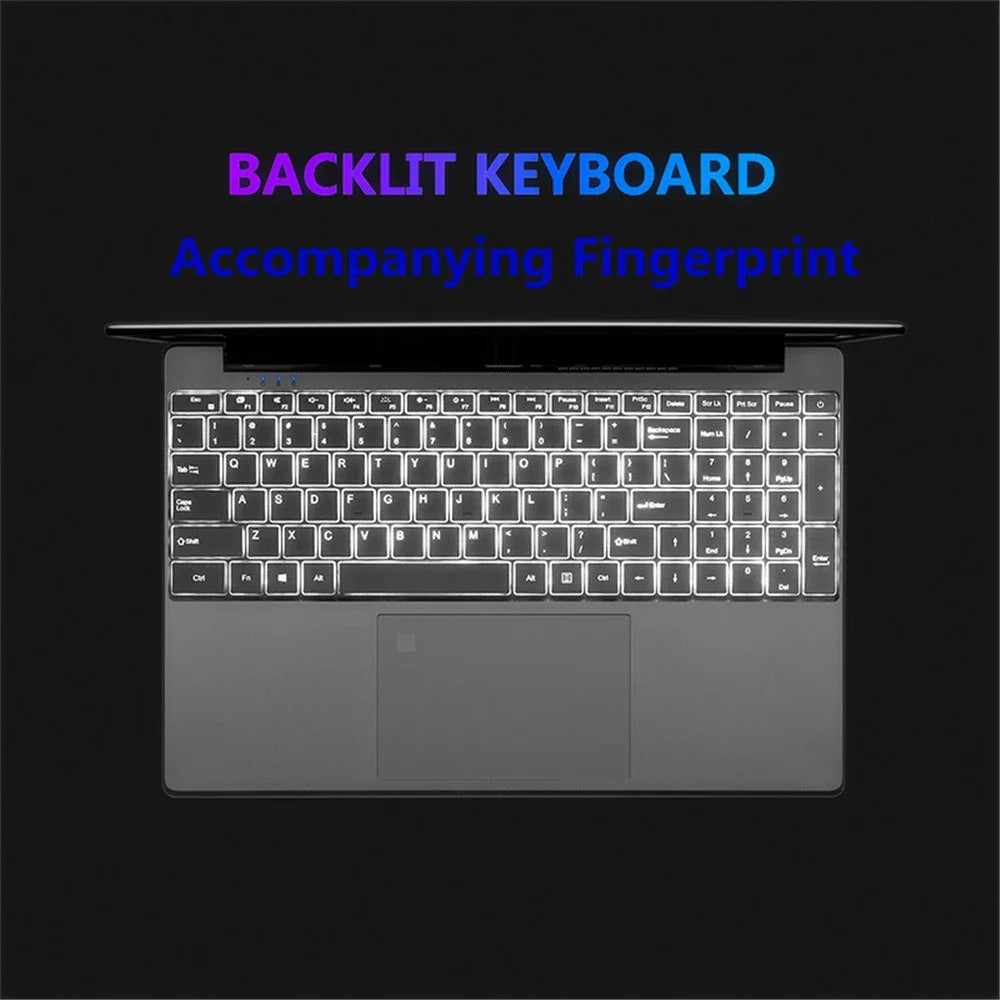 Windows 10 11 Ram 16GB Rom 256GB 512GB 1TB 2TB SSD Ultrabook Computer 2.4G/5.0G Wifi Bluetooth Intel N5095 Gaming Laptop - Image 4